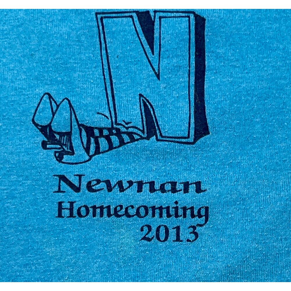 Newnan High School Homecoming 2013 Graphic Tee Blue Crew Neck Women’s Small - Picture 4 of 12